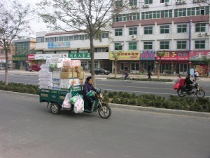 A tricycle-truck in Liaocheng, by Frank Starmer