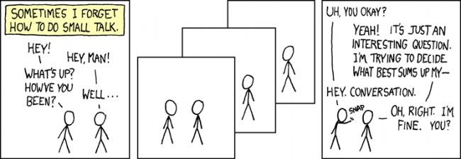 'Small Talk' by xkcd